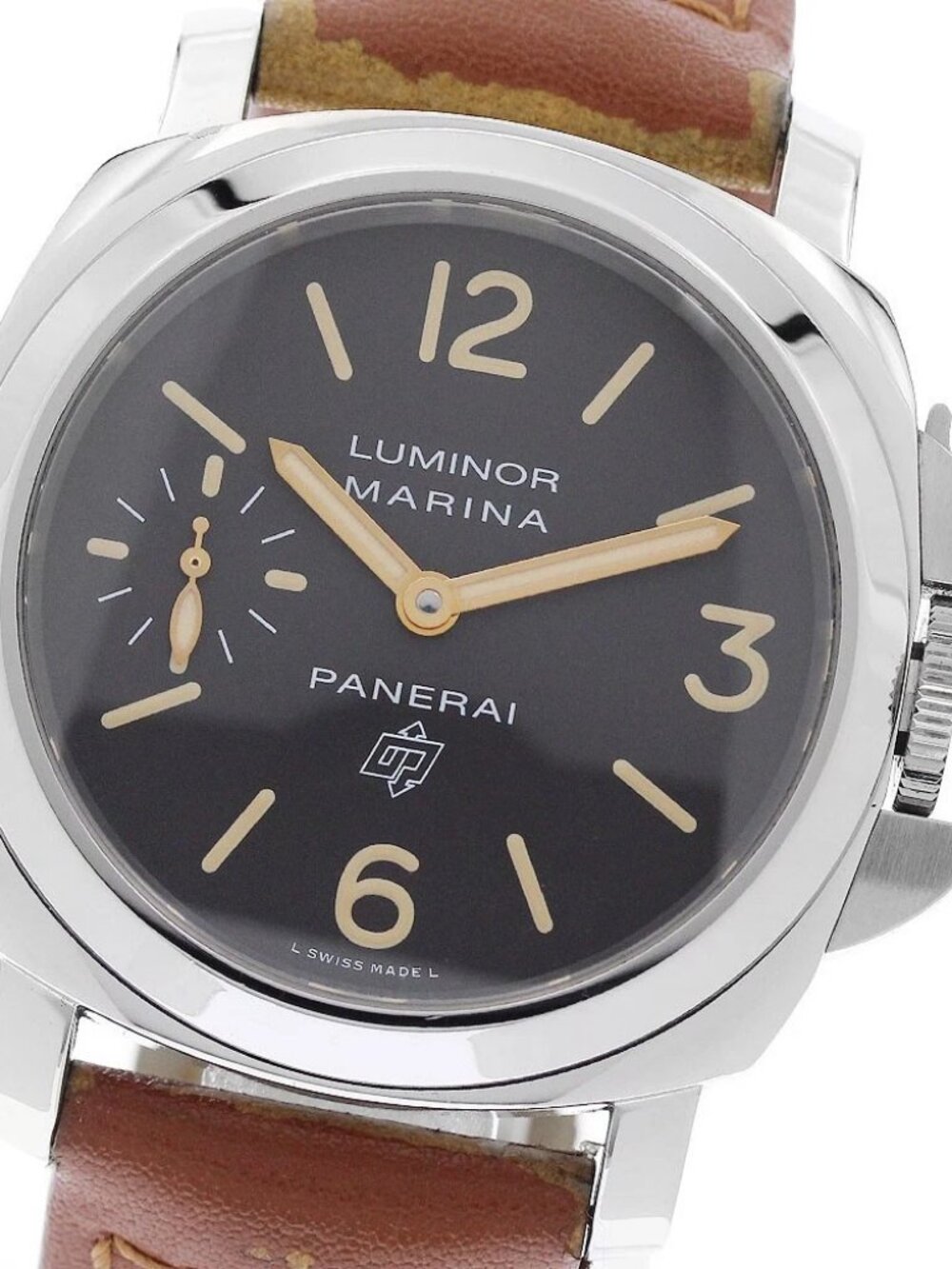 PANERAI Luminor Marina Logo Acciaio PAM00632 Hand Winding Men's Watch_956091